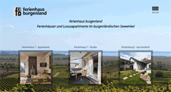 Desktop Screenshot of ferienhaus-burgenland.at
