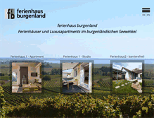 Tablet Screenshot of ferienhaus-burgenland.at
